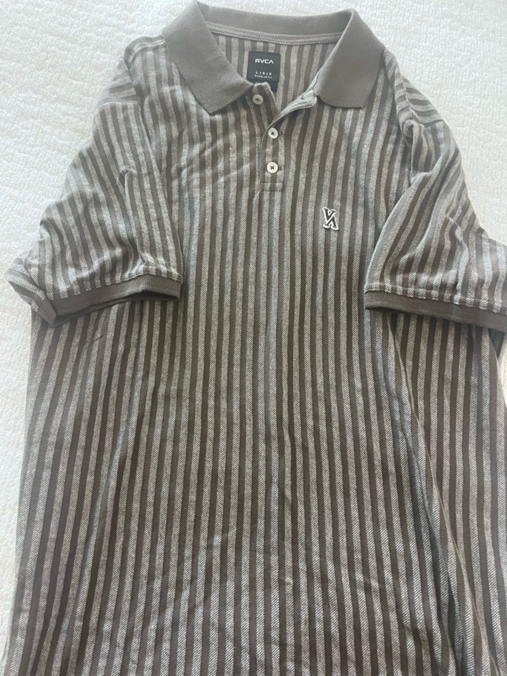 RVCA Striped Polo